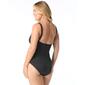 Womens Gabar Sunrise Side Stripe Scoop Neck One Piece - image 2