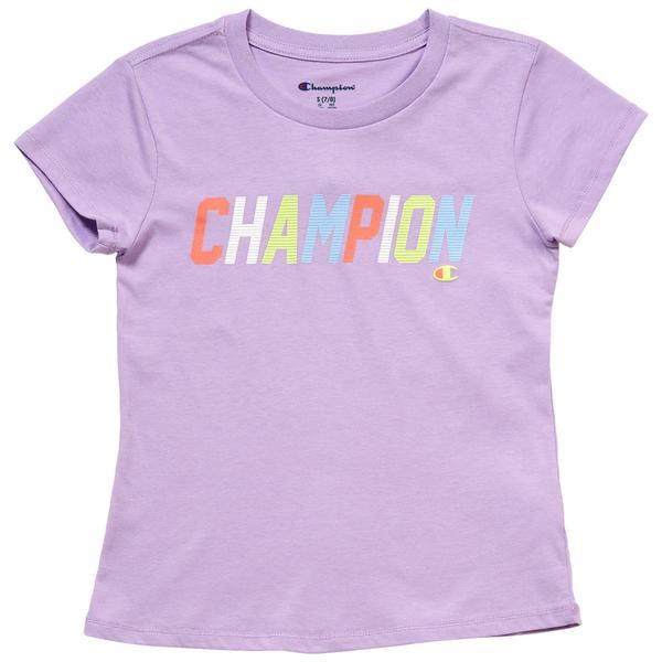 Girls (7-16) Champion(R) Fast Logo Graphic Tee