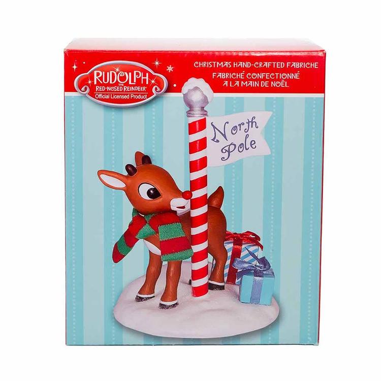 Kurt S. Adler 6.5in. Rudolph North Pole Table Piece