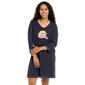 Plus Size Rene Rofe 3/4 Sleeve Sleepy Book Cat Nightshirt - image 1