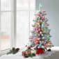 Puleo International 3ft. Pre-Lit Flocked Christmas Fir Tree - image 3
