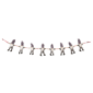 Northlight Knitted Winter Gnomes Christmas Garland - image 2