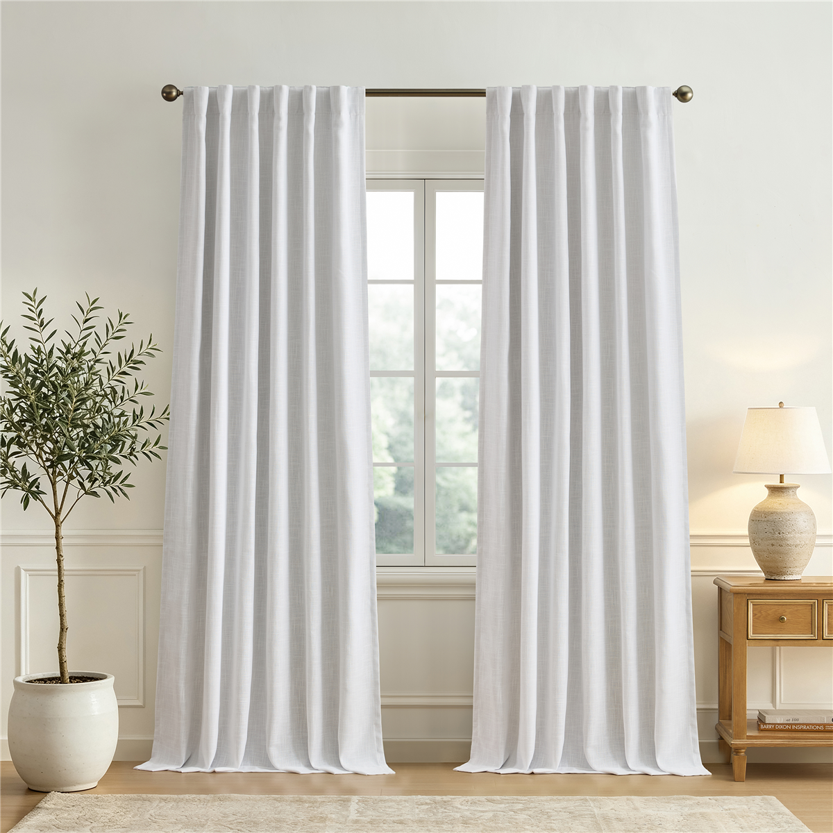 Lenox(R) Serene Blackout Window Curtain Panel