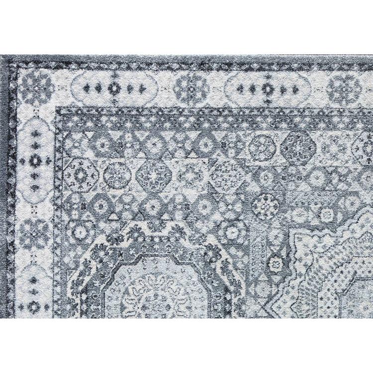 Rugs America™ Hailey Ice Cube Silver Abstract Vintage Area Rug