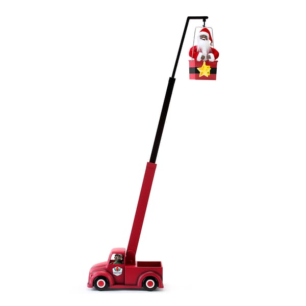 Mr. Christmas&#174; North Pole Lighting Crew Tree Trimmer Santa