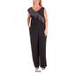 Plus Size NY Collection Sleeveless Glitter Ruffle Jumpsuit - image 4