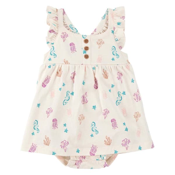 Baby Girl &#40;NB-24M&#41; Carters&#40;R&#41; Starry Sea Life Bodysuit Dress