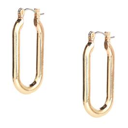 Ashley Cooper&#40;tm&#41; Gold-Tone Click Top Hoop Earrings