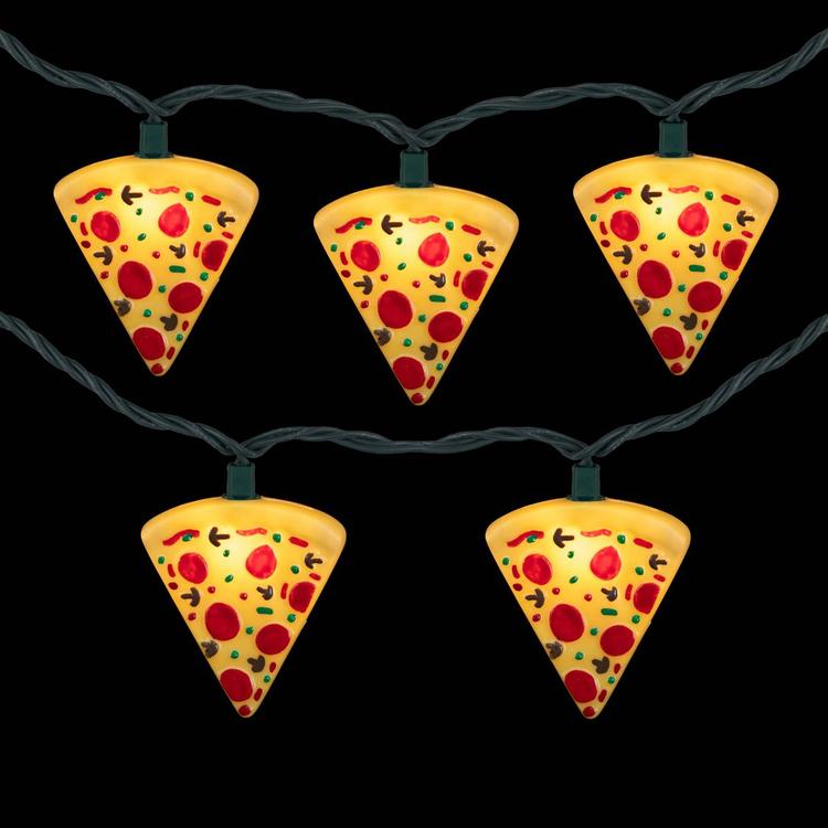 Northlight Seasonal 6ft. Pepperoni Pizza Patio Light Set