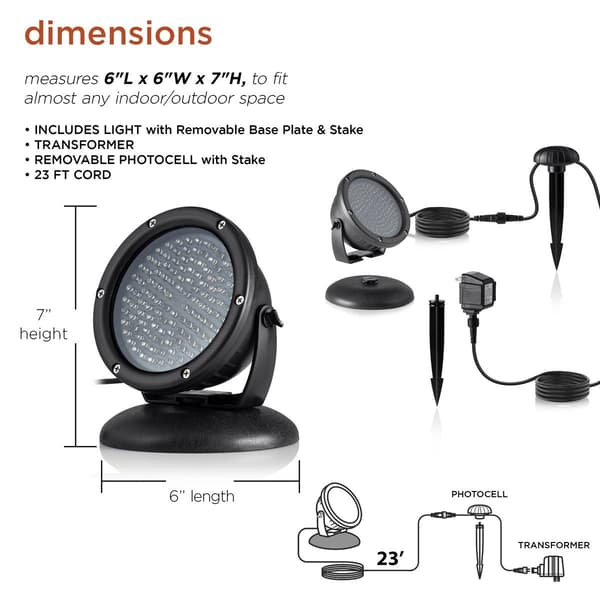 Alpine 120 Warm White Led Light & Transformer