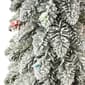 Puleo International 4ft. Incandescent Flocked Alpine Pencil Tree - image 2