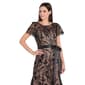 Womens R&M Richards Short Sleeve Embroidered Trim Mesh Gown - image 3