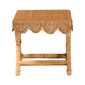 bali & pari Modesta Handwoven Wicker Accent Bench - image 3