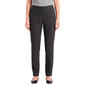 Womens Briggs Mid Rise Plaid Straight Leg Pleated Pants - image 1