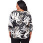Plus Size Alfred Dunner Opposites Attract Knit Leaves Blouse - image 2
