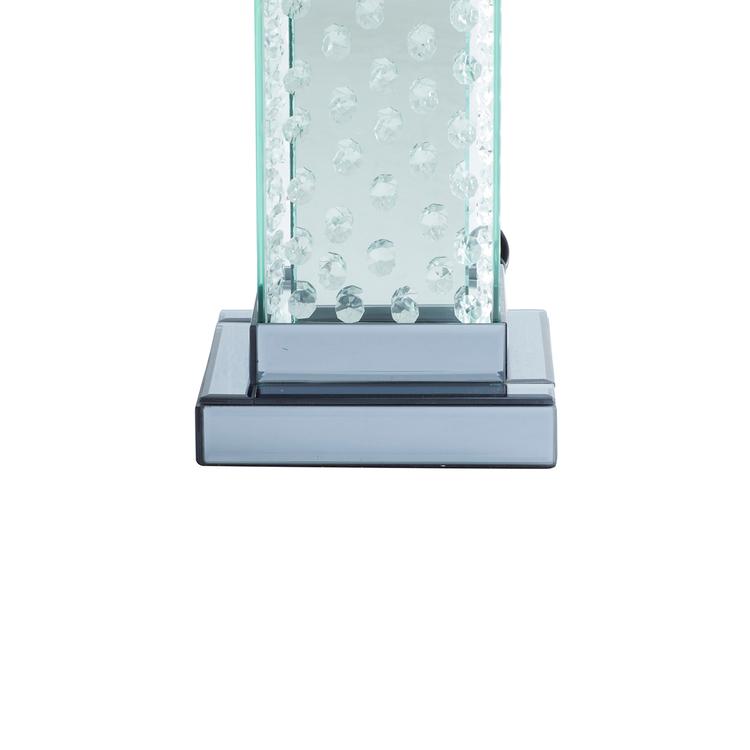 9th & Pike® Grey Glass Glam Table Lamp
