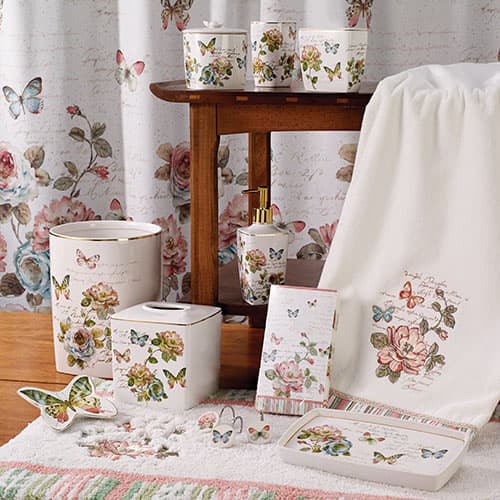 Avanti Butterfly Garden Bath Collection