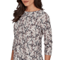 Womens Emaline Key Items 3/4 Sleeve Boat Neck Stallion Blouse - image 5
