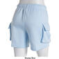 Juniors No Comment &quot;Busy Gal&quot; Cargo Fleece Lined Shorts - image 2