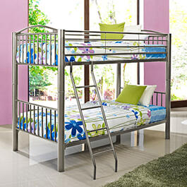 Powell Spencer Pewter Twin over Twin Bunk Bed