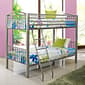 Powell Spencer Pewter Twin over Twin Bunk Bed - image 1