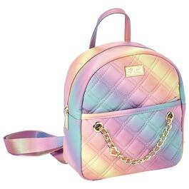 Luv Betsey by Betsey Johnson Quilted Backpack w/Chain