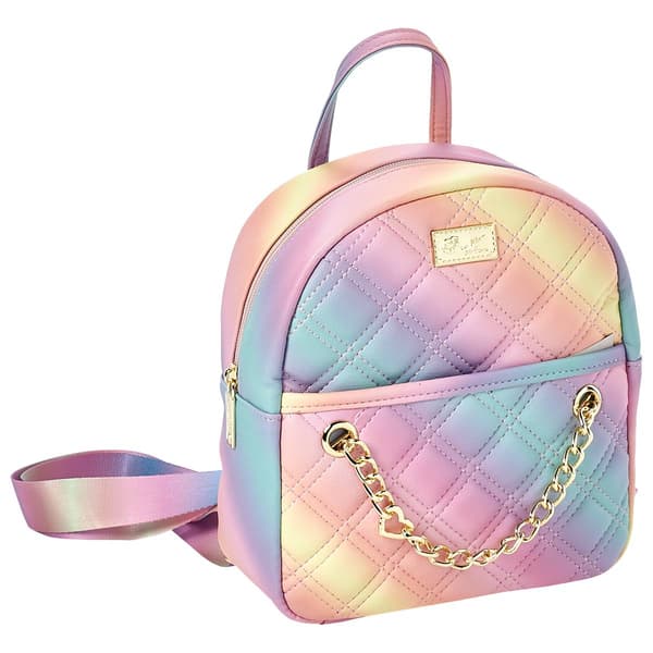 Luv Betsey by Betsey Johnson Quilted Backpack w/Chain