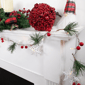 Northlight 6ft. LED Berry & Snowflake Christmas Garland - image 2