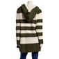 Juniors Plus Madden Girl Sherpa Fur Lined Hoodie Waffle Cardigan - image 3
