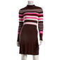 Juniors Madden Girl Multi Stripe Funnel Neck Sweater Dress - image 1