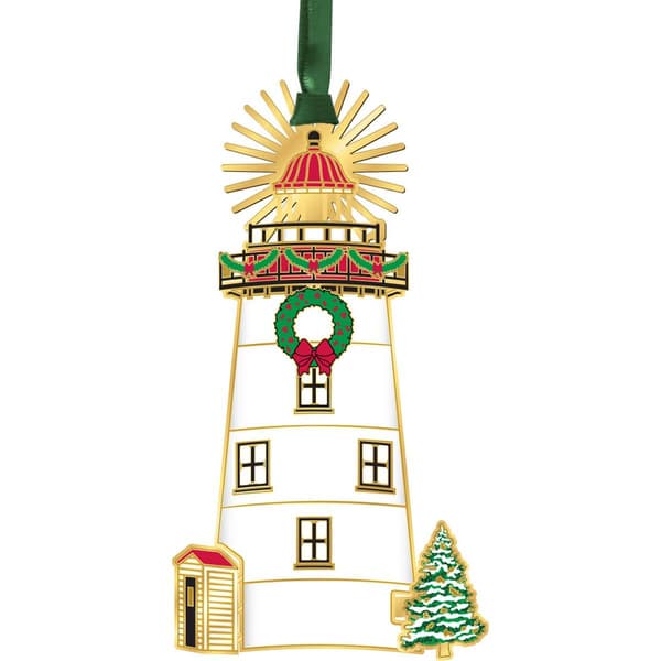 Beacon Design Holiday Lighthouse Ornament - image 
