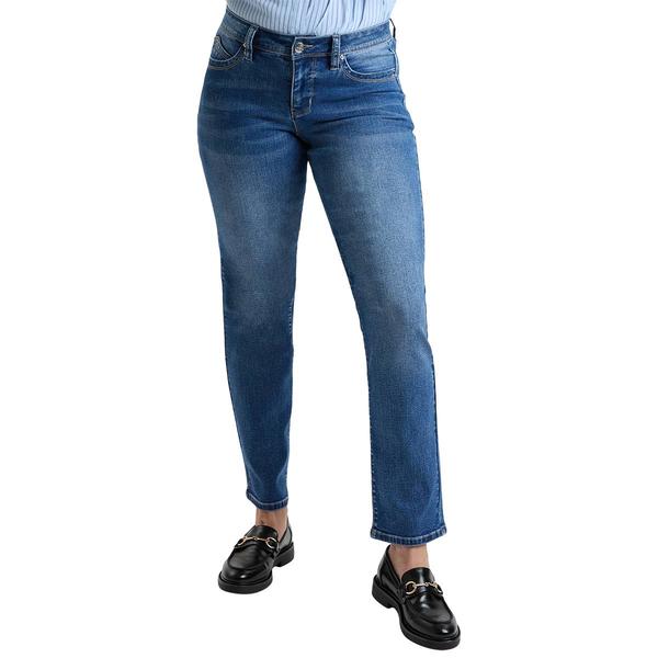 Womens Royalty High Rise Curve Confidence Straight Leg Jeans - image 