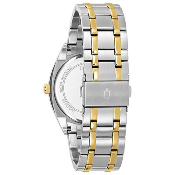 Mens Bulova Classic Two-Tone Bracelet Watch - 98C127