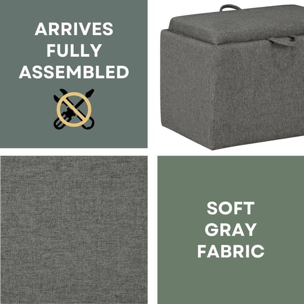 Convenience Concepts Designs4Comfort Accent Storage Ottoman