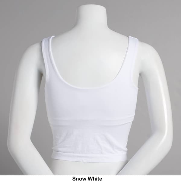 Juniors Eye Candy Iced Espresso Jersey Bralette Tank Top