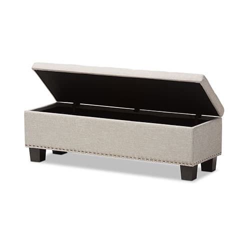 Baxton Studio Hannah Storage Ottoman Bench
