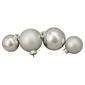 Northlight Seasonal 96ct Silver Shiny and Matte Glass Ornaments - image 1