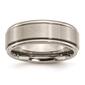 Mens Endless Affection&#40;tm&#41; Engravable 8mm Satin Finish Wedding Band - image 1