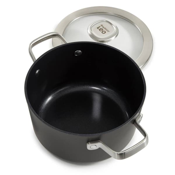 BergHOFF Graphite Non-stick 8in. Ceramic Stockpot w/ Glass Lid