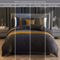 Bebejan® Golden Hex Cotton Sateen 5pc. Reversible Comforter Set - image 7