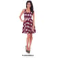 Womens White Mark Crystal Aztec Print Dress - image 6