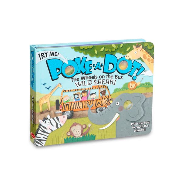 Melissa & Doug&#40;R&#41; Poke-A-Dot Wheels On The Bus Book - image 