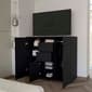FM FURNITURE Sicilia Black Two-Door Cabinet Dresser - image 2