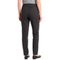 Womens Briggs Mid Rise Plaid Straight Leg Pleated Pants - image 2