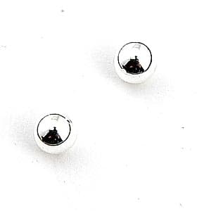 Napier Silver 6mm Stud Earrings