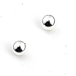 Napier Silver 6mm Stud Earrings