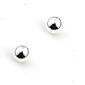Napier Silver 6mm Stud Earrings - image 1
