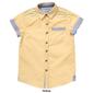 Boys &#40;4-7&#41; Distortion Solid Short Sleeve Button Down - image 4