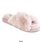 Womens Kooba Faux Fur Cross Slide Slippers - image 5