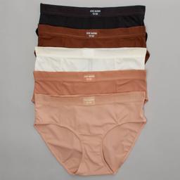 Womens Steve Madden 5pk. Micro Woven Brief Panties -SM30176A5